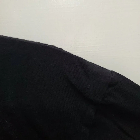 Lucky Brand Men's Solid Black Short Sleeve Basic Crew Neck Tee‎ T-shirt Size XL - Picture 2 of 4